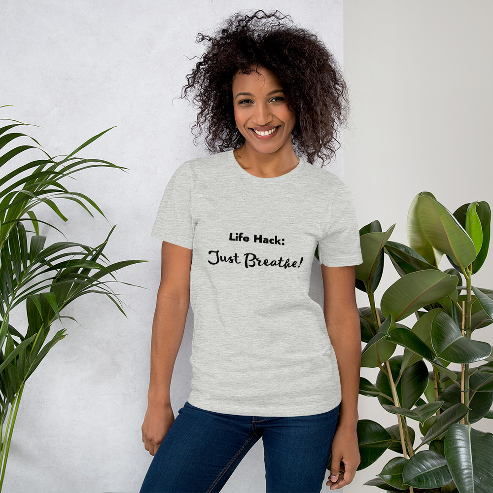 Just Breathe Unisex Tee - Image 6