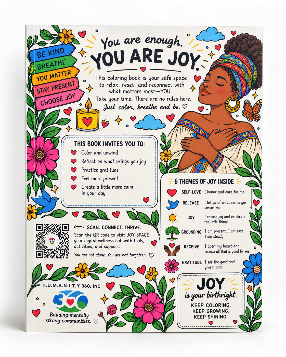 Joy Lives Here Coloring Book - Image 2