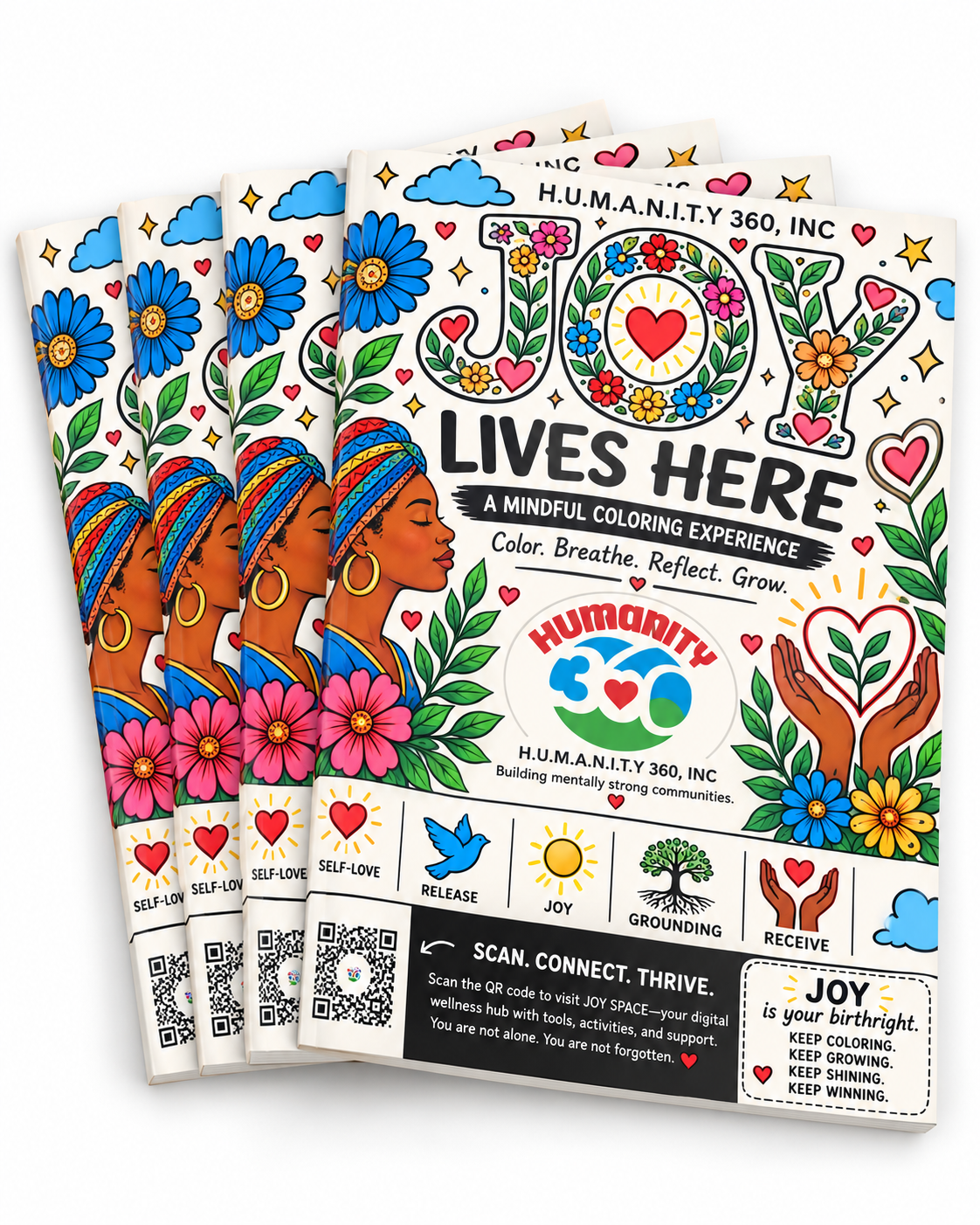Joy Lives Here Coloring Book - Image 3